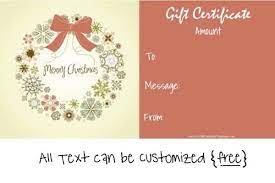 If you don't see a certificate design or category that you want, please take a moment to let us know what you are looking for. Free Editable Christmas Gift Certificate Template 23 Designs