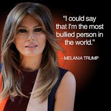 First lady Melania Trump says she could be "the most bullied person" in the  world, judging by "what people are saying about me." https://bit.ly/2Onqz4b