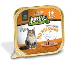 Konserve Ve Pouch Kedi Mamalari Jungle Jungle Tavuklu Kisir Kedi Konserve Mama 100gr