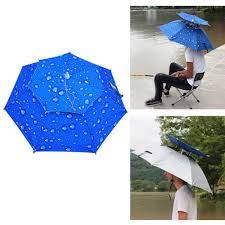 2 Layer Design Creative And Fashionable Can Be Used As Hat And Umbrella Provide You With Convenience When You Are Fi Fishing Umbrella Umbrella Small Umbrella
