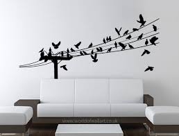 Birds On A Wire Wall Art Birds On A Wire Wall Art Sticker Wire Wall Art Sticker Wall Art Home Decor