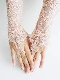 Lace Gloves, Soft Peach Pink Wedding Gloves, Bridal Gloves, Fingerless  Gloves, Salmon, Pink Light, Orange Gloves | Bridal gloves, Peach pink  wedding, Wedding gloves