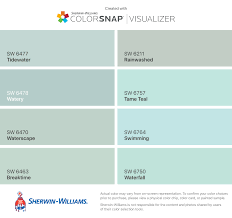 I Found These Colors With Colorsnap Visualizer For Iphone By Sherwin Will Aqua Paint Color Sherwin Williams Teal Paint Color Sherwin Williams Light Teal Paint