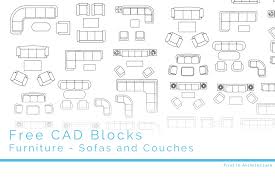 Free Cad Blocks Sofas And Couches