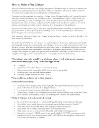 It involves conducting a systematic analysis of a scholarly article or book and then writing a fair and reasonable description of its strengths and weaknesses. Https Learning Hccs Edu Faculty A Raosoutherlan Dram1310 5 How To Write A Critique