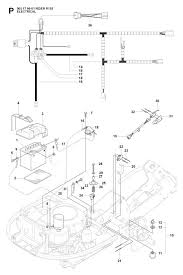 Wiring diagram type 928 s model 87 page 1 page 2 page 3 page 4 page 5. Husqvarna Rider 155 965178601 Ride On Mower Electrical Spare Parts Diagram