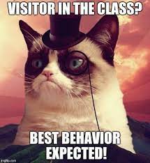 Grumpy Cat Top Hat Meme Classroom Memes Funny Classroom Posters Teacher Jokes