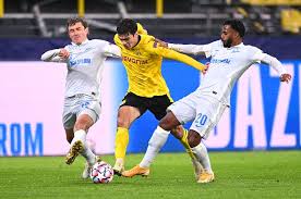 Petersburg and borussia dortmund usually end matches with divided into first and second half. Yj10gjn2dzil0m