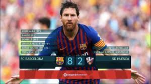 Matches since 2011, all competitions. Barcelona Vs Huesca 8 2 Match Review Youtube