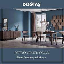retro yemek odasi simditarzdogtas dogtas dogtasmobilya mobilya yemekodasi evdekorasyonu dekorasyon koltuktaki mobilya ev dekorasyonu retro