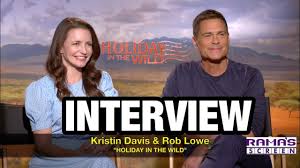 I'm afraid of commitment, so i'm not interested in romance, either. Holiday In The Wild Interview Kristin Davis Rob Lowe On Reuniting And Elephants Youtube