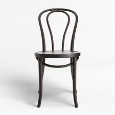 Vienna Matte Black Dining Chair Reviews Crate And Barrel In 2020 Walnut Dining Chair Black Dining Chairs Dining Chairs