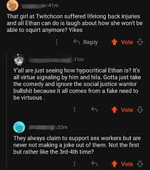 Ethan klein makes fun of the girl who broke her back at twitchcon :  rFrenemies3