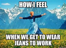 His father was a linotypist. Blue Jeans Memes