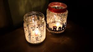 Diy Christmas Candle Jars Mia Youtube