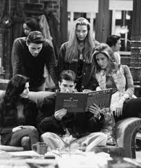 Black And White Tv Shows Friends Black And White And 90s Image Friends Poster Friends Tv Series Friends Wallpaper