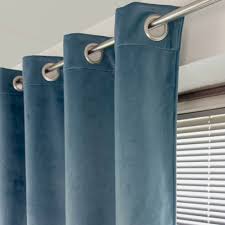 Rideau Occultant Thermique Bristol Bleu Aqua L 140 X H 260 Cm Rideau Occultant Thermique Rideau Occultant Et Rideaux