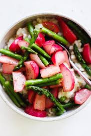 Creamy Vegan Risotto With Sauteed Spring Vegetables Recipe Vegan Risotto Spring Vegetables Homemade Vegetable Broth