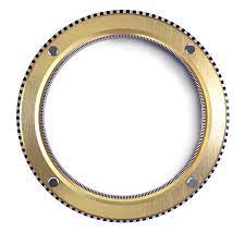 Round Frame Png Floral Logo Design Trophy Design Metal Texture