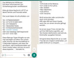 Diese haben zwar ähnlichkeiten mit einem kettenbrief. Der Whatsapp Kettenbrief Des Militarischen Hilfskorps