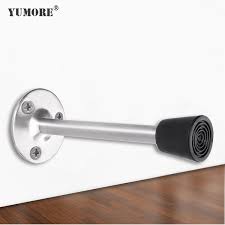 A magnetic door stopper appears to be a clamp for a door with a magnet. Long Stop Wall Mounting Top Door Stopper Gzyumore