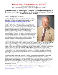 The Big Bang, Stephen Hawking, and God