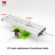 Cnc Miniature Precision Multifunction Milling Machine Worktable X Y Axis Adjustment Coordinate Table Bench Drill Bench Table Power Tool Accessories Work Table