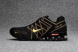 Black And Gold Nike Running Shoes Dependable Nike Air Ultra Max 2018 5 Shox Black Gold Trainers Men S Running Shoes Nike Casual Shoes Running Shoes For Men Running Shoes Nike