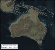 Coastlines Of The Ice Age Vivid Maps Ice Age Relief Map Map