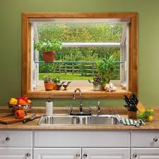 One way to get a modern look: Garden Windows Tough Turtle Windows