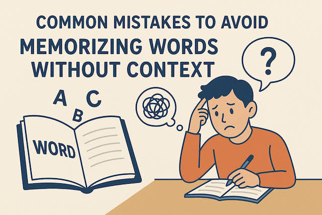 Common Mistakes to Avoid: Memorizing Words Without Context - Study English  at 3D ACADEMY, a Language School in Cebu, Philippines