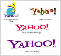 Evolution Of The Yahoo Logo Branding Design Logo Logo Design Logo Evolution