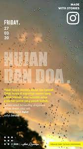 Pin Oleh Emy Hastari Di Tipografi Doa Hujan Malam
