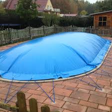 Aufblasbare Winter Abdeckplane Fur Achtform Pools