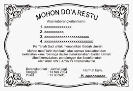 Maybe you would like to learn more about one of these? Contoh Undangan Tasyakuran Umroh Ms Word Paket Tour Murah Bayar Cash Atau Cicilan Bersamawisata