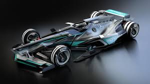 Here S One Suggestion For What F1 Cars Could Look Like On 2030 And It S Wild Futuristic Cars Concept Car Design Indy Cars