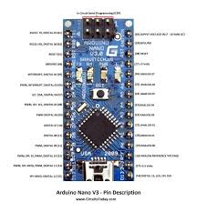 The arduino nano uses gpio a4 (sda) and a5 (scl) for i2c. Arduino Nano Pinout Schematics Complete Tutorial With Pin Description