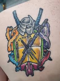 And i know a lot of you also have amazing tmnt tattoos. My Teenage Mutant Ninja Turtles Tattoo 1 Year Healed What Do You All Think Of It Tattoo
