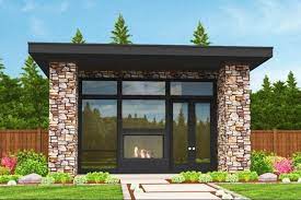 Small One Story Modern House Plan For
