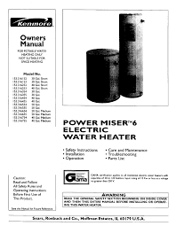 A wiring diagram is a simplified standard photographic representation of an electrical circuit. Kenmore Power Miser 153 316152 Owner S Manual Pdf Download Manualslib