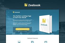 Sale Zeebook Ebook Psd Landing Page Landing Page Ebook Template Landing Page Inspiration