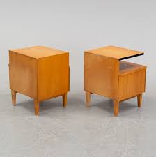 Sängbord, ett par, 1900-talets mitt. - Bukowskis