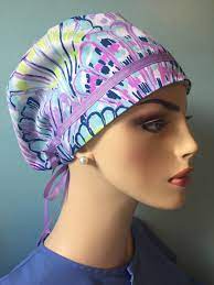 A Personal Favorite From My Etsy Shop Https Www Etsy Com Listing 514697086 Lilly Pulitzer Oh Shello Eu Scrub Hat Patterns Scrub Hats Turban Headband Tutorial