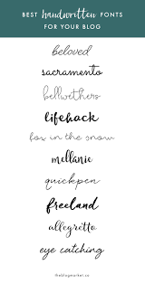 Best Handwritten Fonts For Your Blog The Blog Market Tattoo Word Fonts Handwritten Fonts Word Fonts