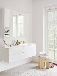 Usually, glass shelves are installed beneath mirrors, but one can also install them in any corner of their bathroom if space is a constraint. Inspiration For The Bathroom Montana Furniture