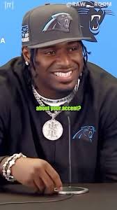 Panthers assistant coach, Daren Bates says he finds it hard sometimes to  understand what Xavier Legette is saying. It's a Carolina thing 🙂‍↕️ via:  @raw__room. #KeepPounding