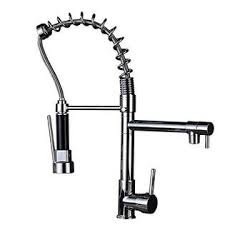 Drains water inductively by ir, reducing touch pollution. Neierthodore Neierthodore Polished Chrome Kitchen Sink Faucet Rotatable Water Spout Pull Down Hand Sprayer Brass Spring Tap Cold And Hot