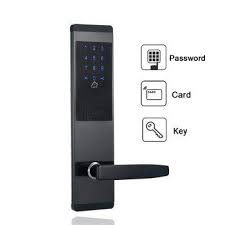 Smart Door Lock Electronic Combination Door Lock Digital Touch Screen Keypad Code Lock Password Door Lo In 2020 Door Locks Combination Door Locks Home Security Systems