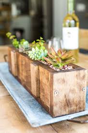 Diy Wood Succulent Planter Wood Succulent Planter Succulent Planter Diy Succulents Diy