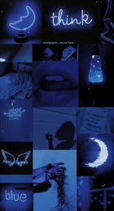 Aesthetic Collage Dark Blue Aesthetic Aestheticallypleasing Chillvibes In 2020 Edgy Wallpaper Iphone Wallpaper Tumblr Aesthetic Black Aesthetic Wallpaper